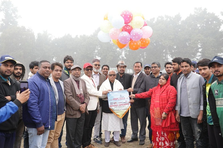 রাবির রাষ্ট্রবিজ্ঞান বিভাগের প্রিমিয়ার ক্রিকেট লীগের শুভ উদ্বোধন 