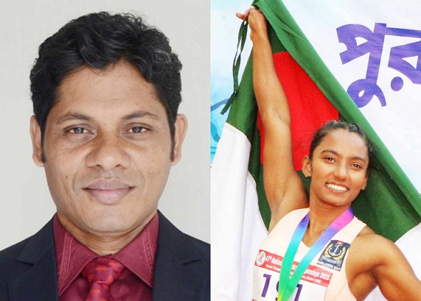 দেশ সেরা কোচ অ্যাথলেট যবিপ্রবির কাফি-শিরিন