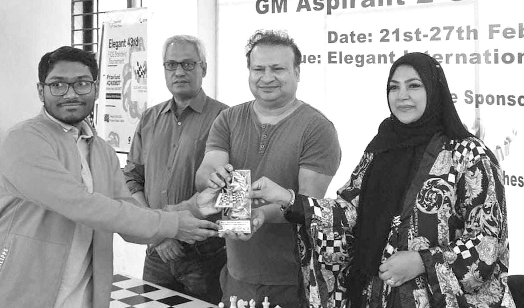 নিয়াজ মোরশেদের বিপক্ষে ওয়াকওভার পেয়ে চ্যাম্পিয়ন ফাহাদ