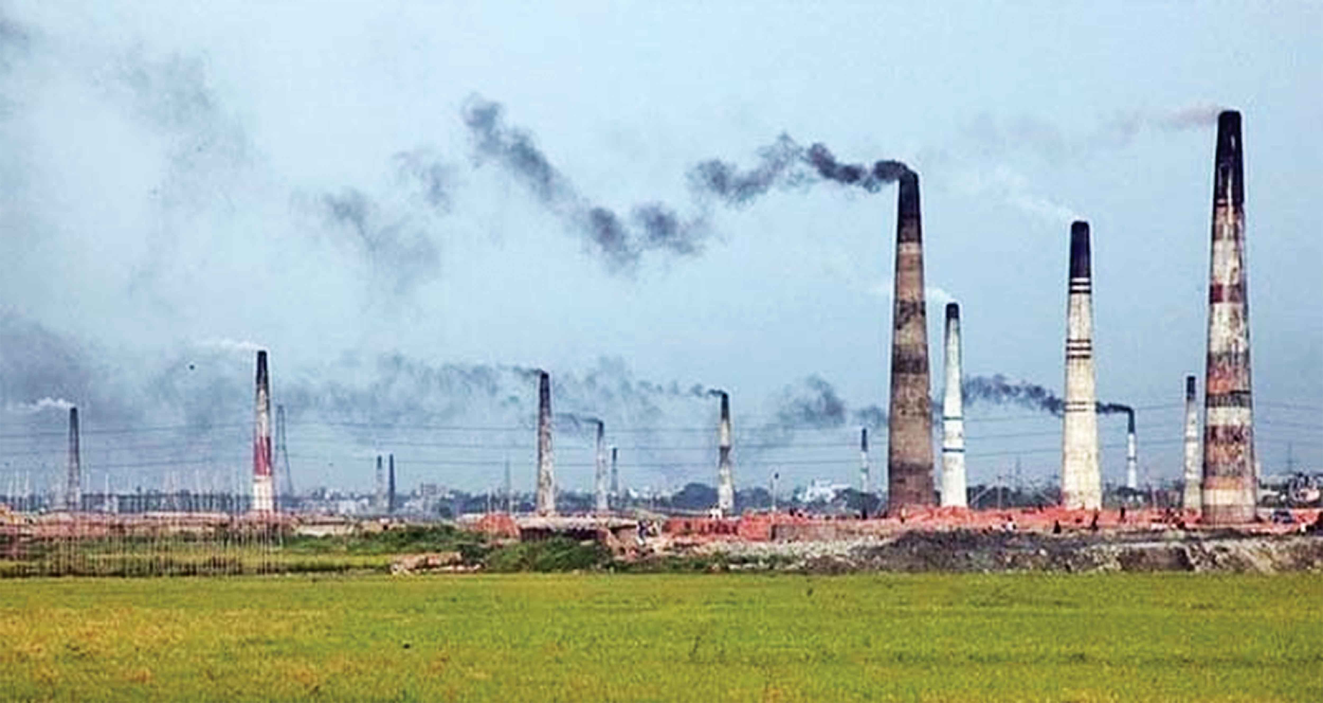 বায়ুদূষণে ৫৮% দায়ী ইটভাটা
