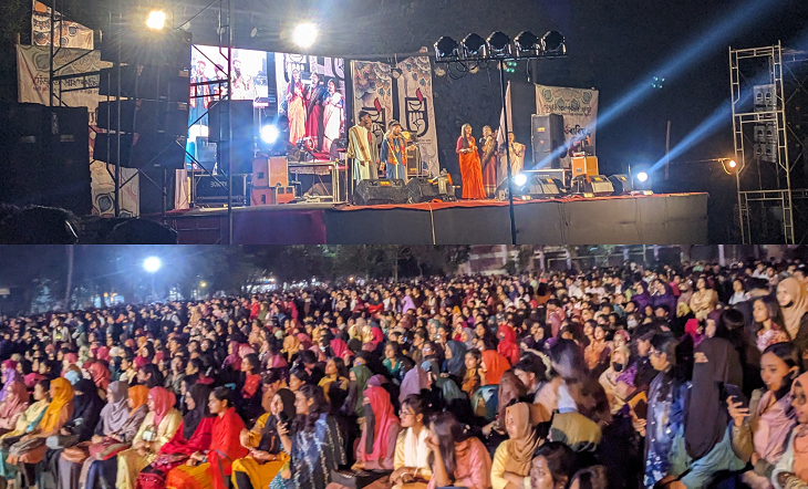 হাবিপ্রবিতে সেঁজুতি'র জমকালো আয়োজন কিংকর্তব্যবিমূঢ় ১৪