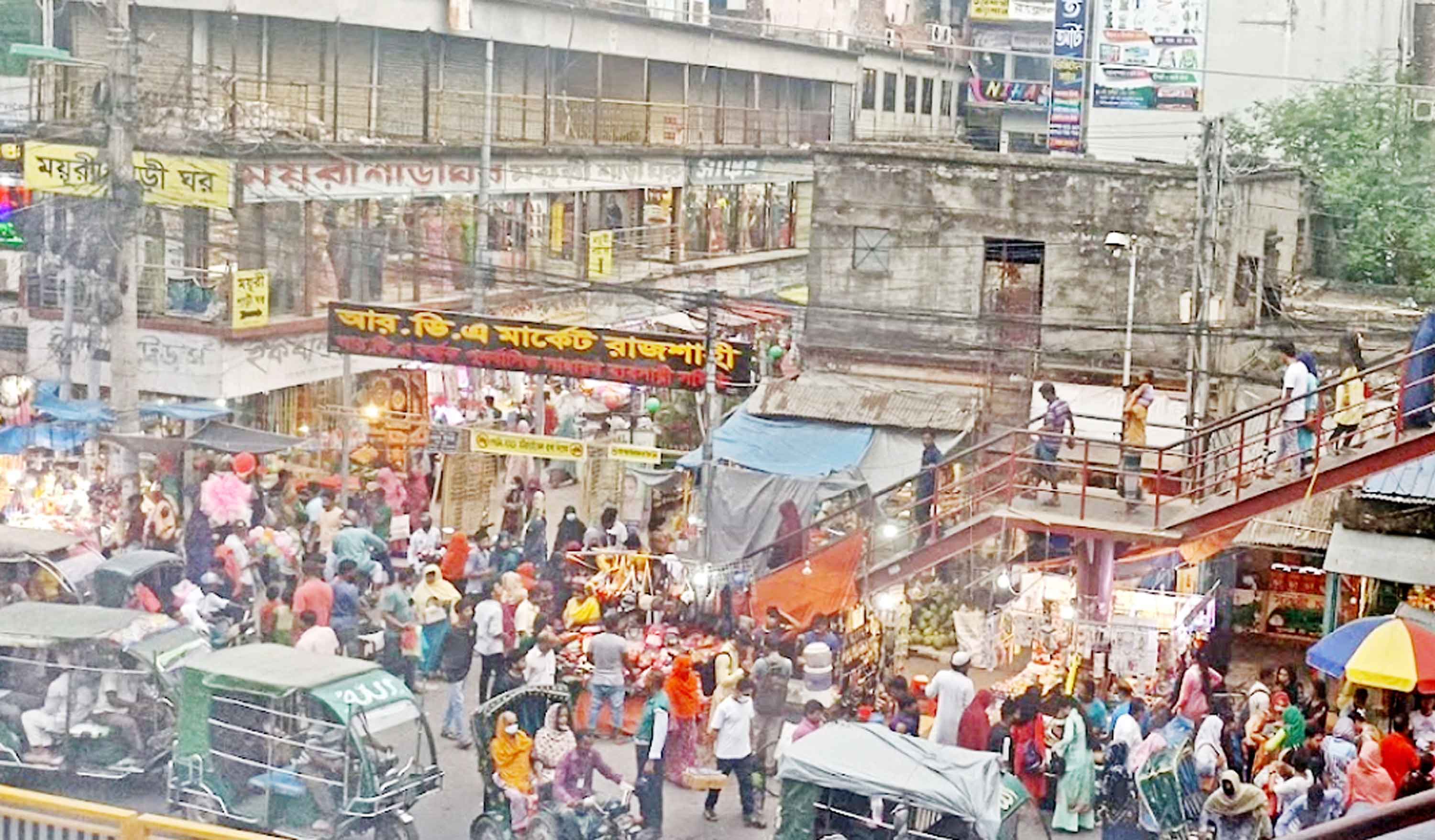 রাজশাহী শহরের পাঁচ মার্কেট অগ্নিকান্ডের ঝুঁকিতে