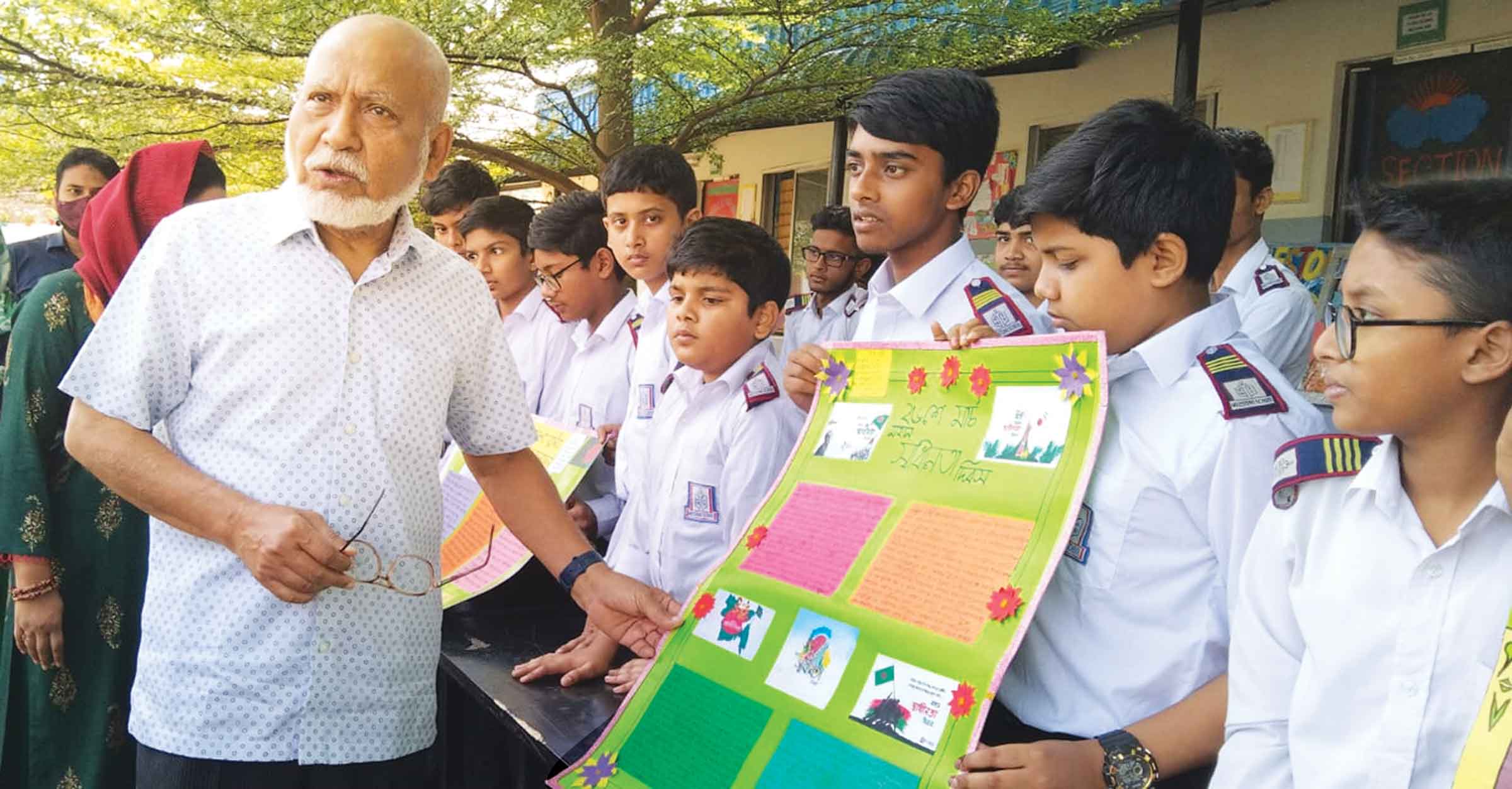 মাইলস্টোন প্রিপারেটরি কেজি স্কুলে স্বাধীনতা দিবস উদযাপন