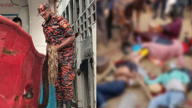 দড়ি ছিঁড়ে রাজধানীর সদরঘাটে নিহত ৫
