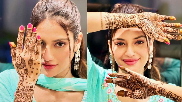 শুভ্র পোশাকে আলো ছড়াচ্ছেন নুসরাত