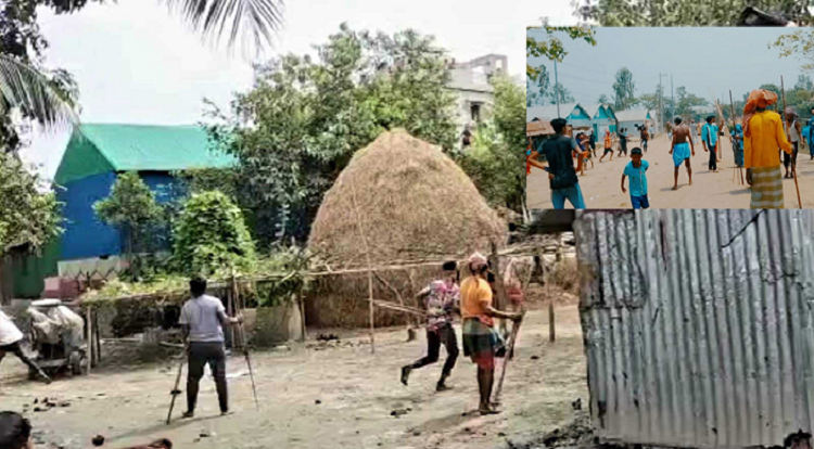 ধান কাটা ও  ক্রিকেট খেলা নিয়ে সংঘর্ষে নিহত ১ আহত ৮৫