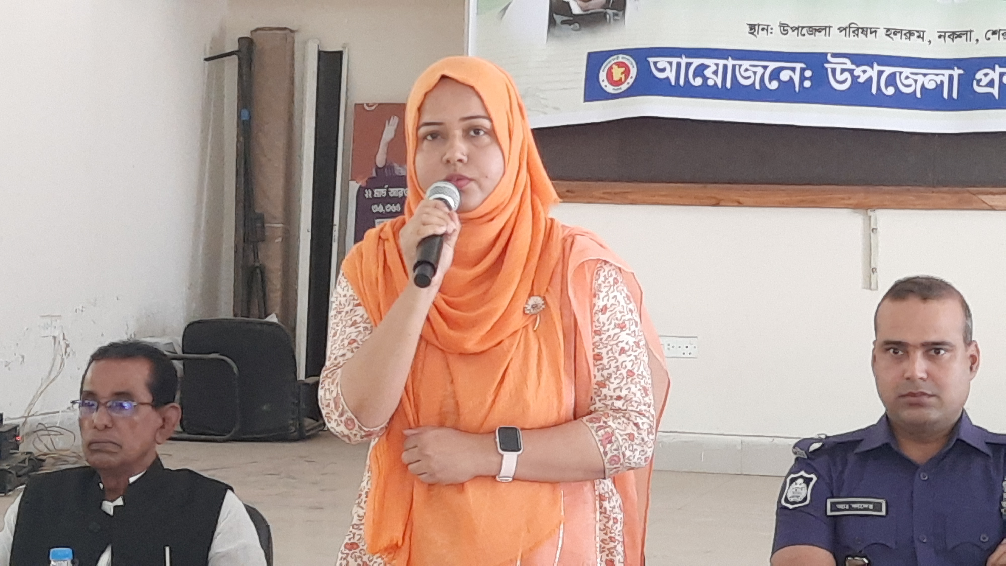 ঐতিহাসিক মুজিবনগর দিবসে নকলায় আলোচনা সভা 