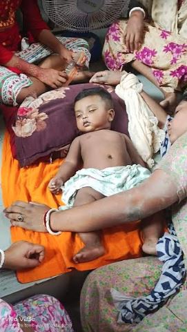 কটিয়াদীতে গলায় খাবার আটকে শিশুর মৃত্যু