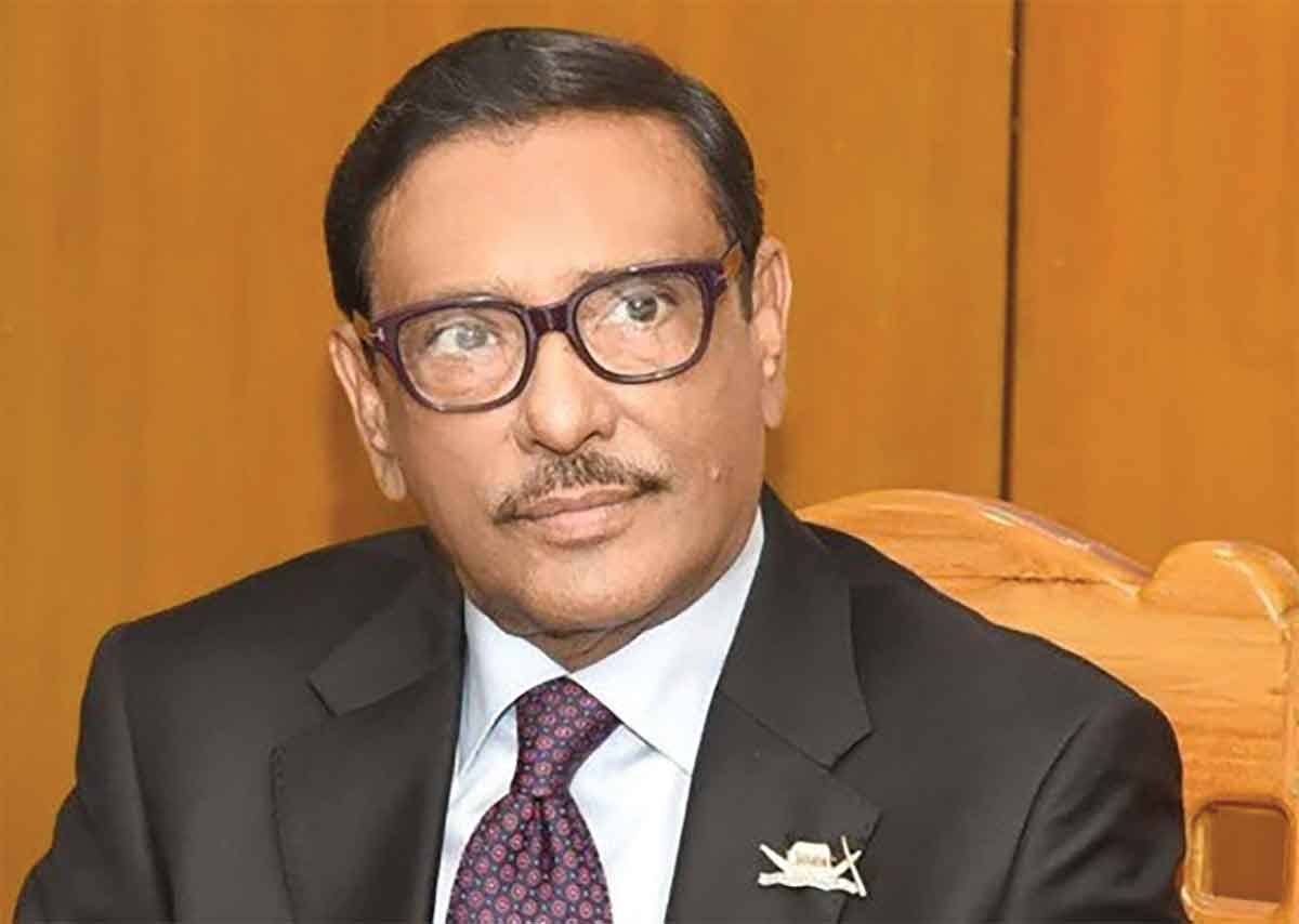 হতাশায় বিএনপি নেতাদের বোধশক্তি লোপ পেয়েছে :ওবায়দুল কাদের