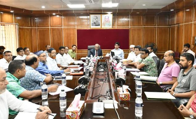 সুষ্ঠুভাবে ভর্তি পরীক্ষা গ্রহণে বেরোবিতে যৌথ সভা অনুষ্ঠিত