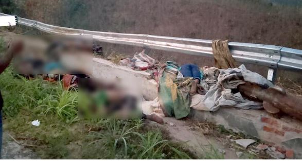 সাজেকে ডাম্প ট্রাক খাদে পড়ে ৯ শ্রমিক নিহত