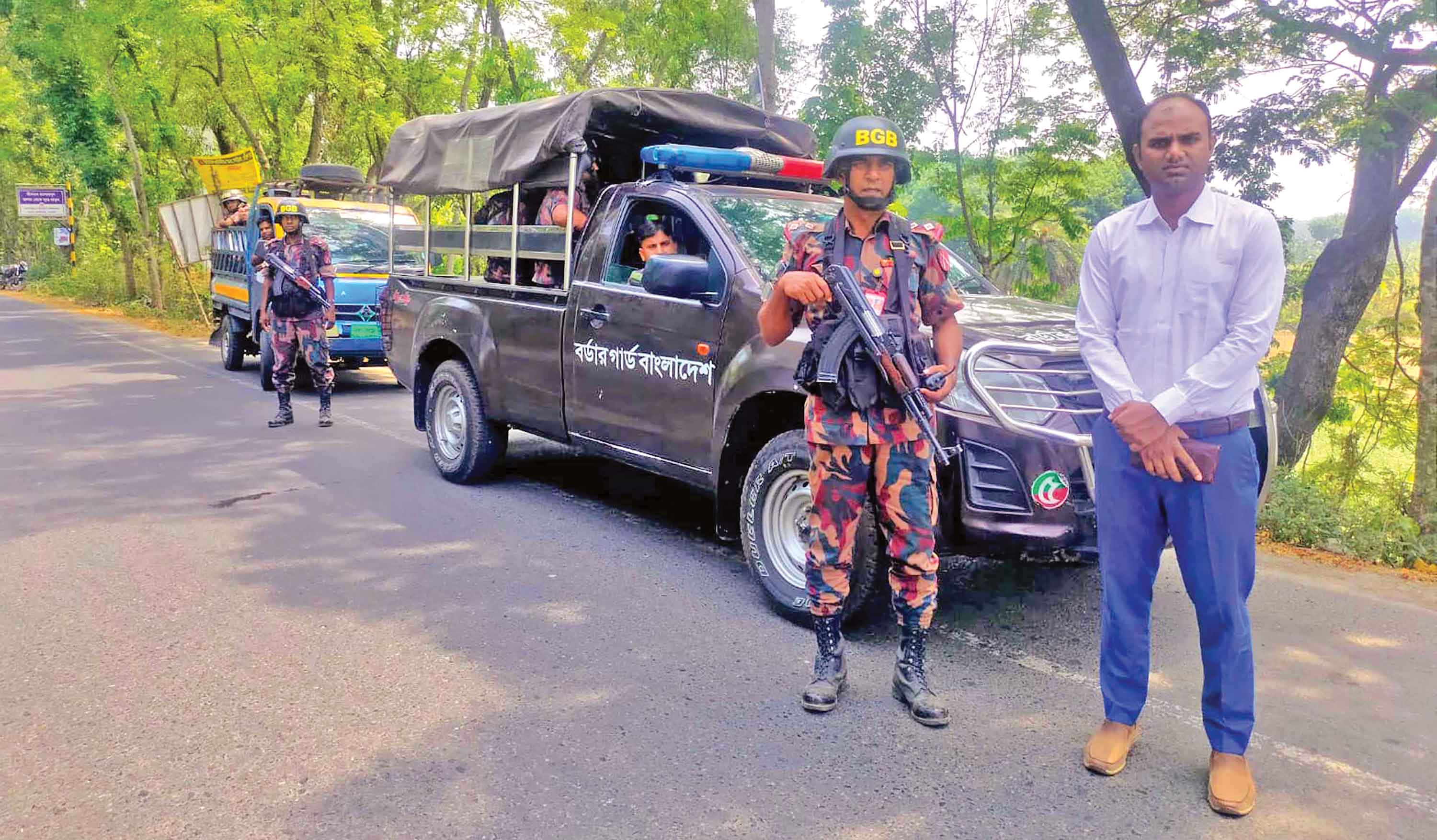 উত্তপ্ত মধুখালীতে ফের বিজিবি মোতায়েন