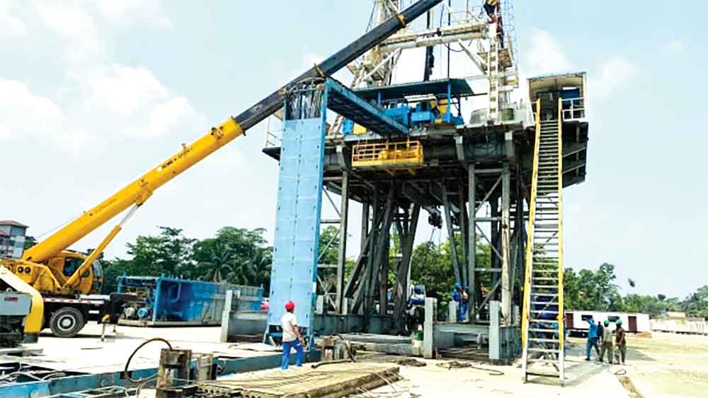 নোয়াখালীতে নতুন আরেকটি গ্যাস কূপের খনন কাজ উদ্বোধন
