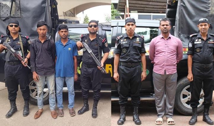 রংপুরে র‍্যাবের অভিযানে ফেন্সিডিলসহ ৩ মাদক ব্যবসায়ী গ্রেফতার