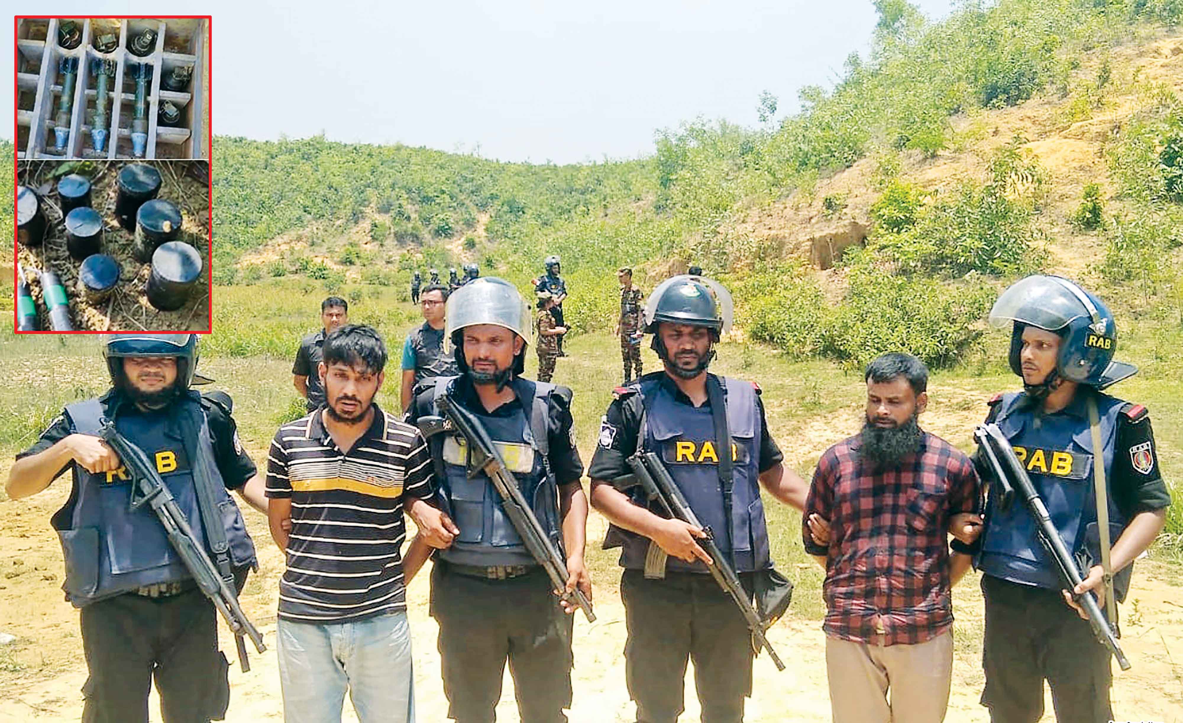 নাশকতার জন্য অস্ত্র-গ্রেনেড মজুত করা হয় আস্তানায়