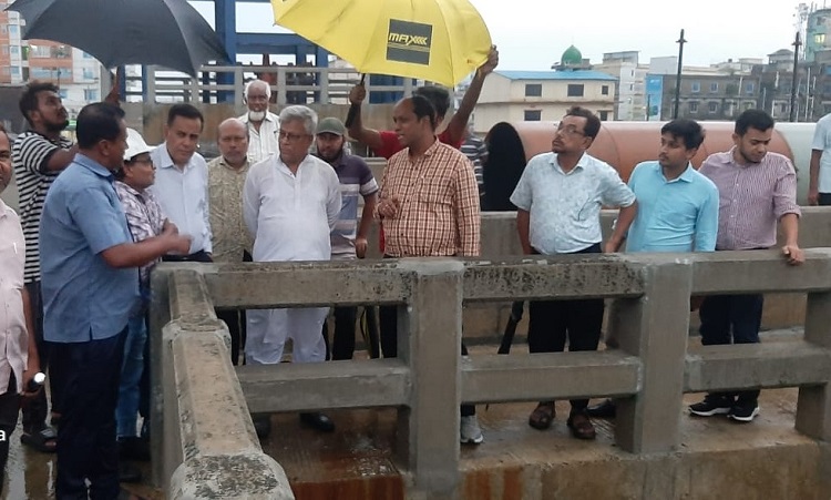 চট্টগ্রাম নগরীর ৭৫ স্পটে জলাবদ্ধতা ওয়াসার পাইপে