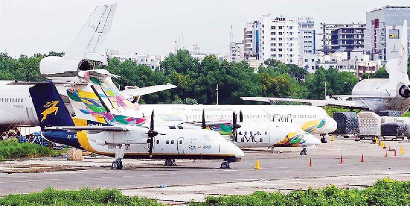 শাহজালাল বিমানবন্দরে পরিত্যক্ত ১২ উড়োজাহাজ বাজেয়াপ্ত