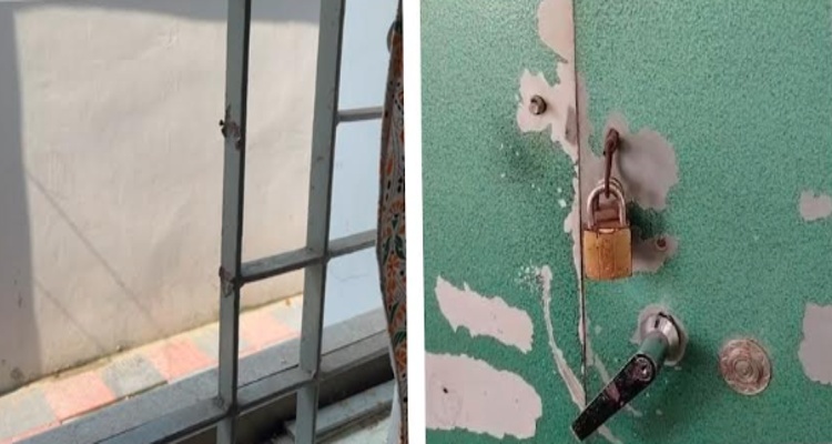 নড়িয়া উপজেলা ভূমি অফিসে জানালা কেটে চুরি, আতঙ্কে পৌরবাসী