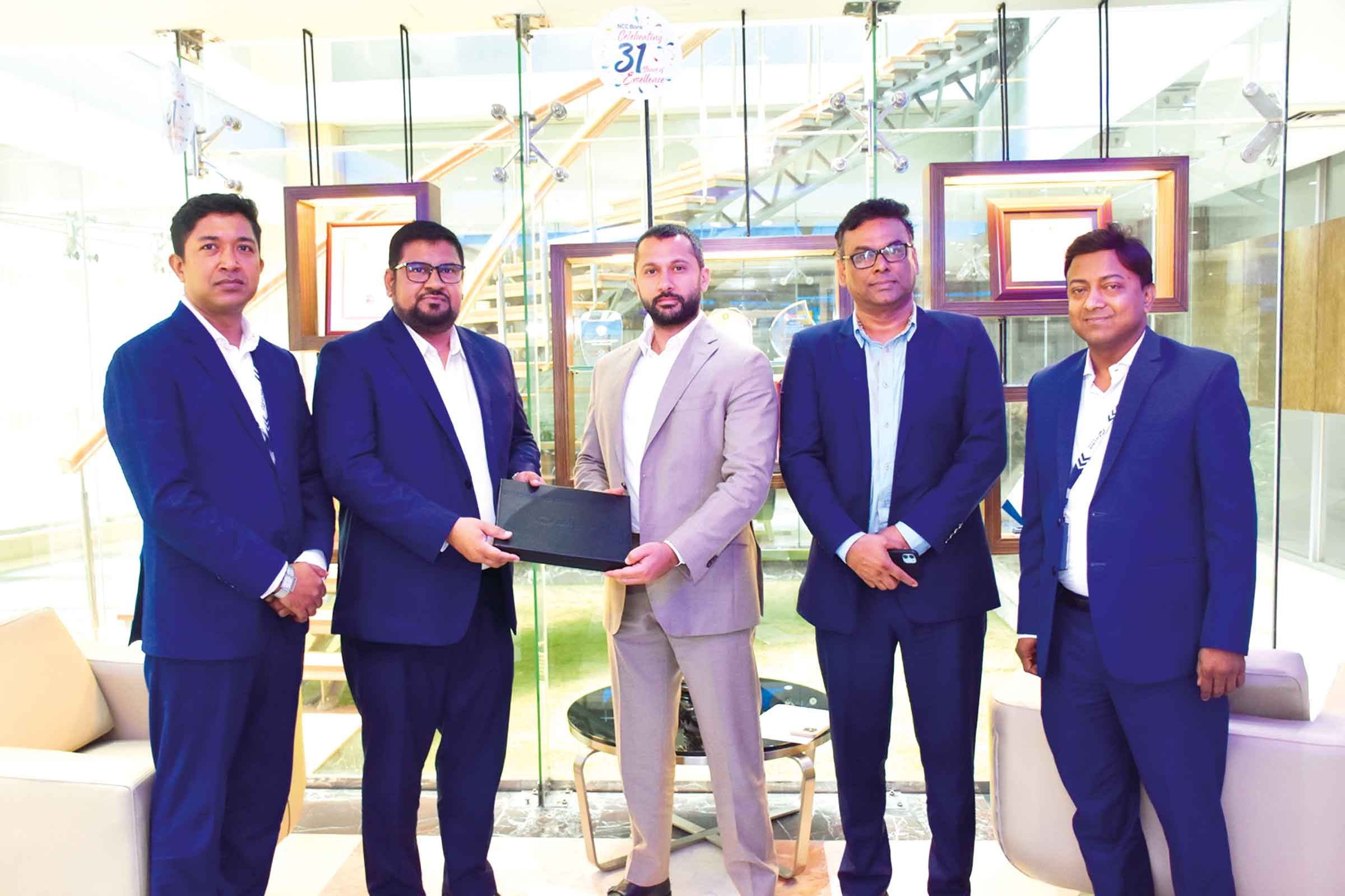 আরব ন্যাশনাল ব্যাংকের সঙ্গে এনসিসি ব্যাংকের সভা