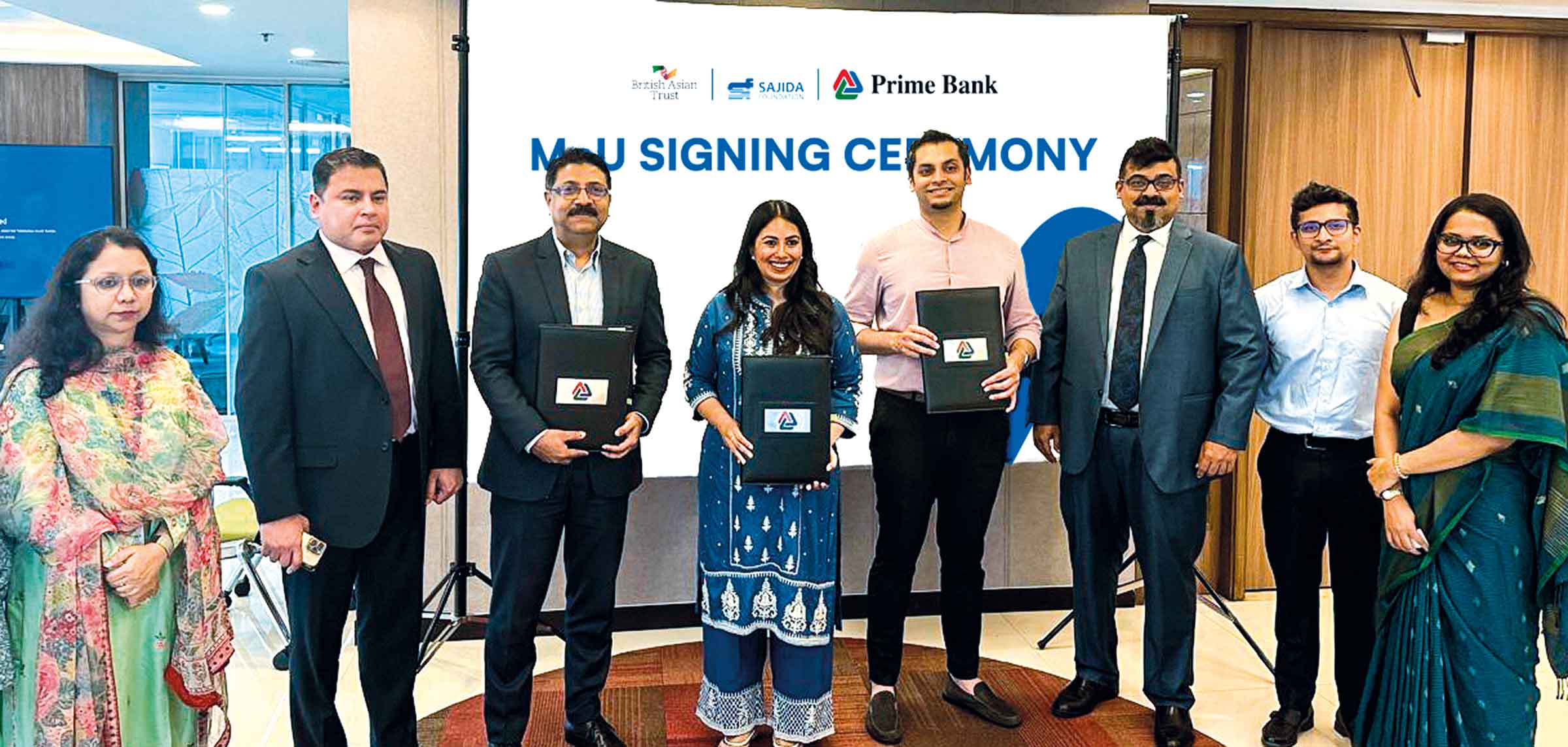 ব্রিটিশ এশিয়ান ট্রাস্ট ও সাজিদা ফাউন্ডেশনকে প্রাইম ব্যাংকের তহবিল