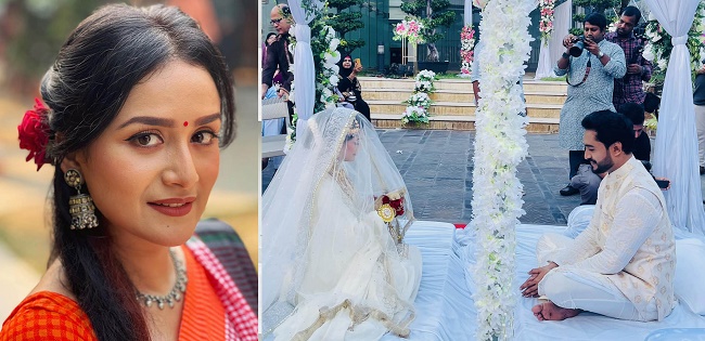 বিয়ে করলেন অভিনেত্রী নাদিয়া, বর কে?