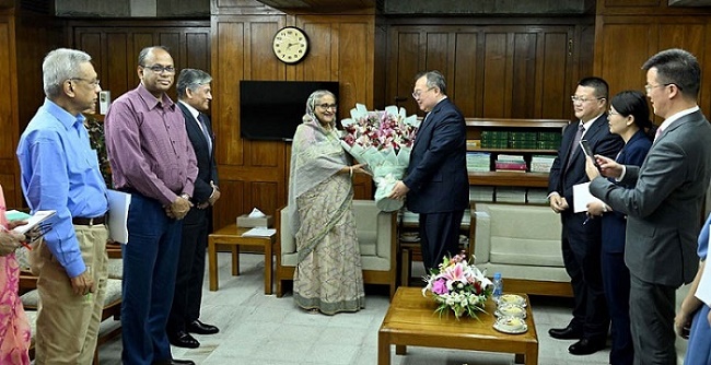 রোহিঙ্গা সংকট সমাধানে চীনের সহায়তা চেয়েছেন প্রধানমন্ত্রী