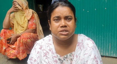 দাফনের ৯ দিন পর বাড়ি ফিরলেন তরুণী  