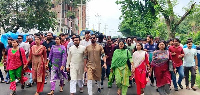 কোটা পুনর্বহালের পক্ষে অবস্থান হাবিপ্রবি ছাত্রলীগের