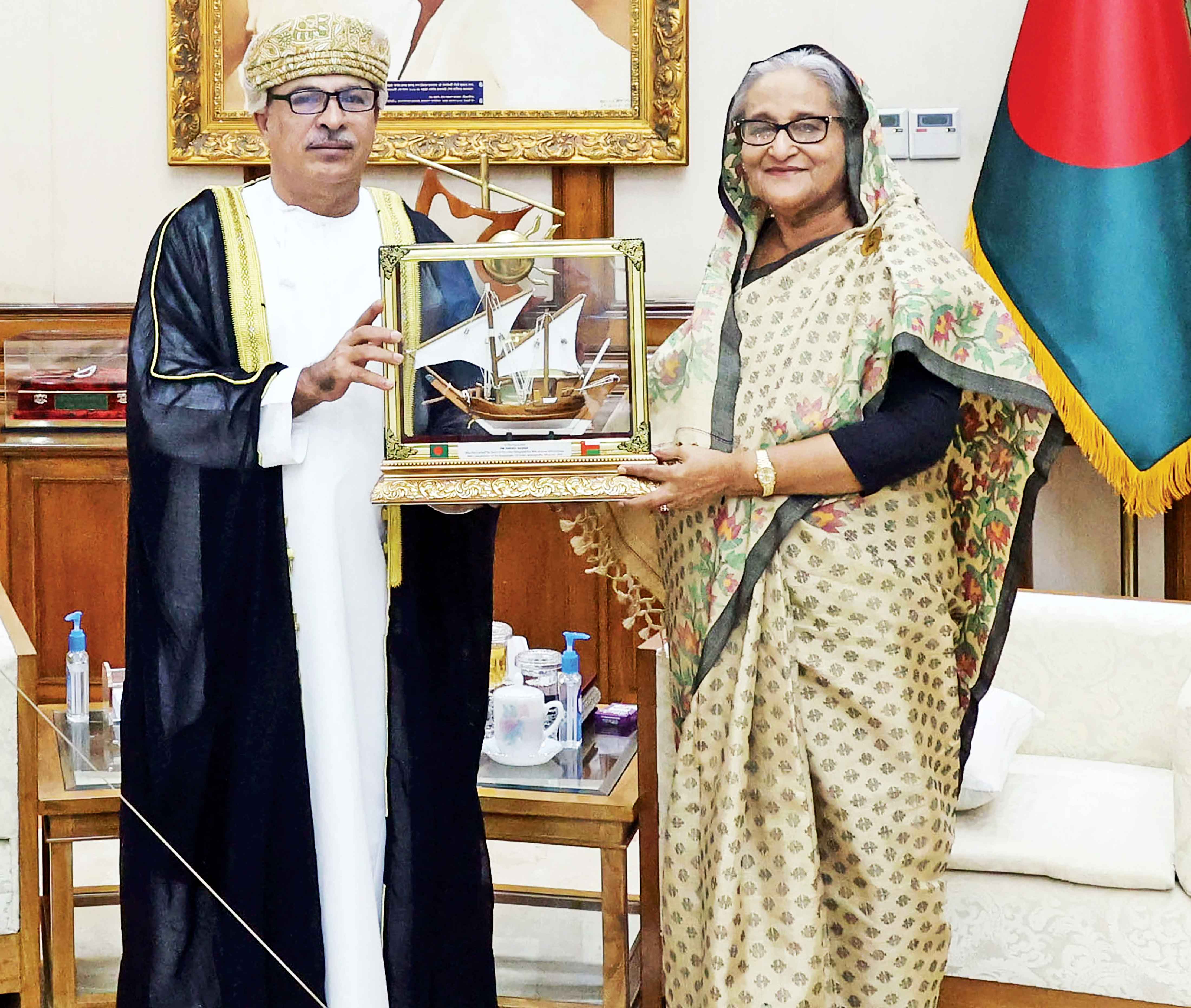 বাংলাদেশের জনশক্তি ওমানের অর্থনীতিতে অবদান রাখছে রাষ্ট্রদূতকে প্রধানমন্ত্রী