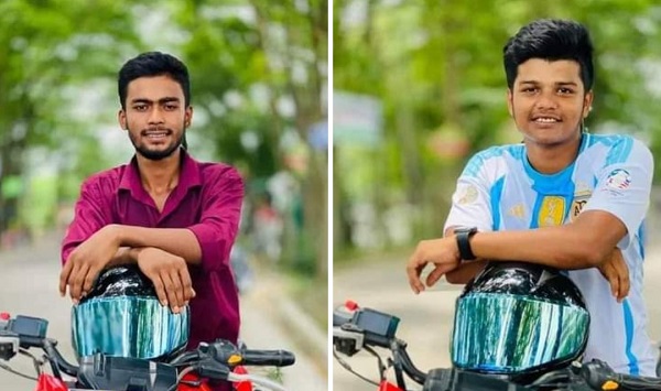 চাঁদপুরে মোটরসাইকেল দুর্ঘটনায় দুই কিশোর নিহত