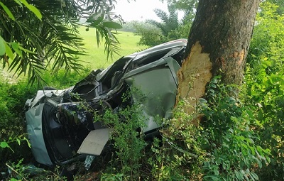 ছাগল বাঁচাতে গিয়ে প্রাণ হারালেন কার চালক