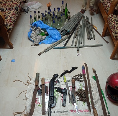 শাবিতে ছাত্রলীগের দখলকৃত কক্ষ থেকে অস্ত্র ও মাদক উদ্ধার
