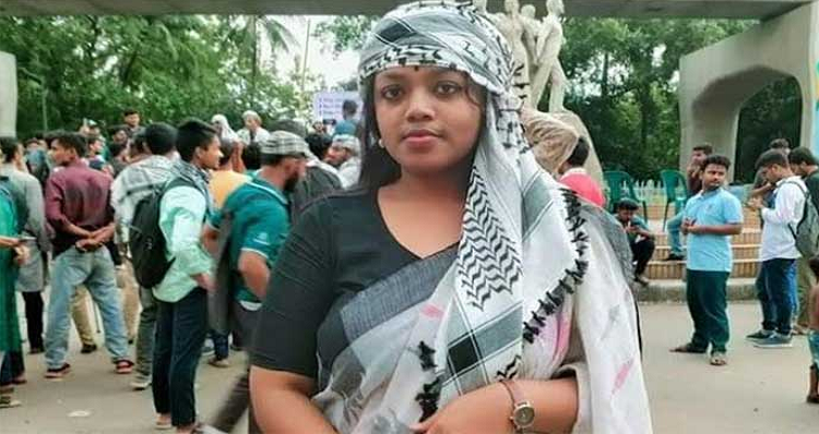 কোটা আন্দোলনের সমন্বয়ক নুসরাতকে তুলে নেওয়ার অভিযোগ