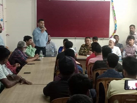 আশাশুনি থানার কার্যক্রম পুনরায় শুরু উপলক্ষ্যে মতবিনিময় সভা   