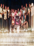 ছাত্র আন্দোলনে নিহত শহীদদের স্মরণে মোমবাতি প্রজ্বলন