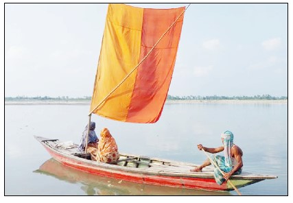 আড়াইহাজার থেকে বিলুপ্ত প্রায় 'পালতোলা নৌকা'
