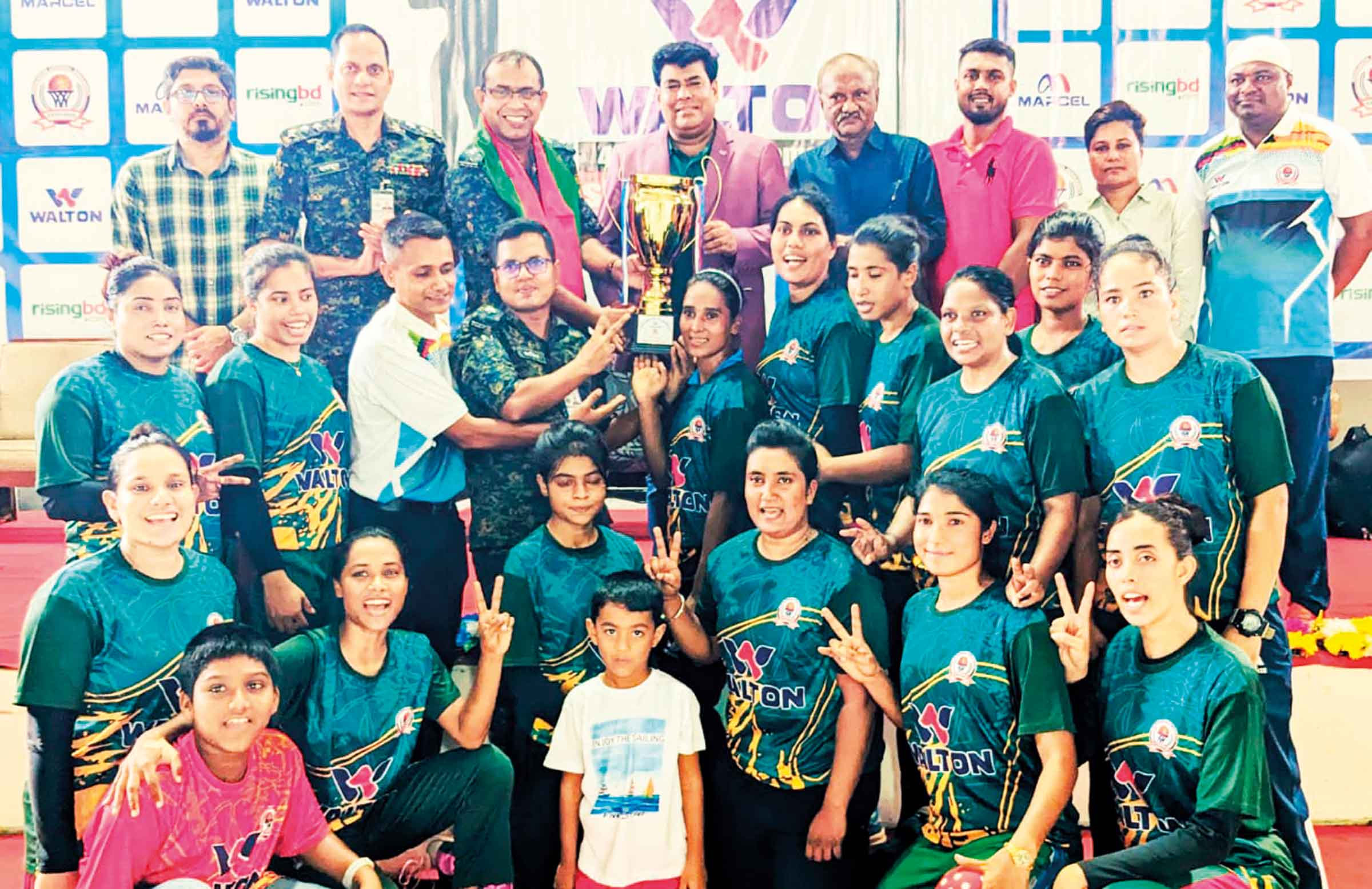 ওয়ালটন চতুর্থ জাতীয় নারী সেস্টোবল প্রতিযোগিতায় চ্যাম্পিয়ন বাংলাদেশ আনসার