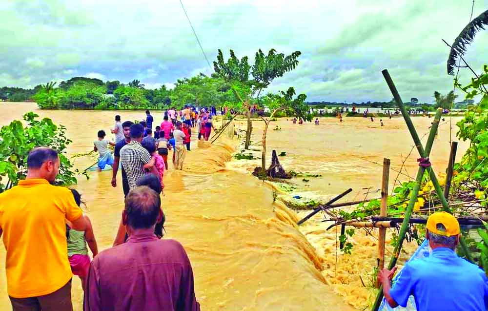 স্মরণকালের ভয়াবহ বন্যা