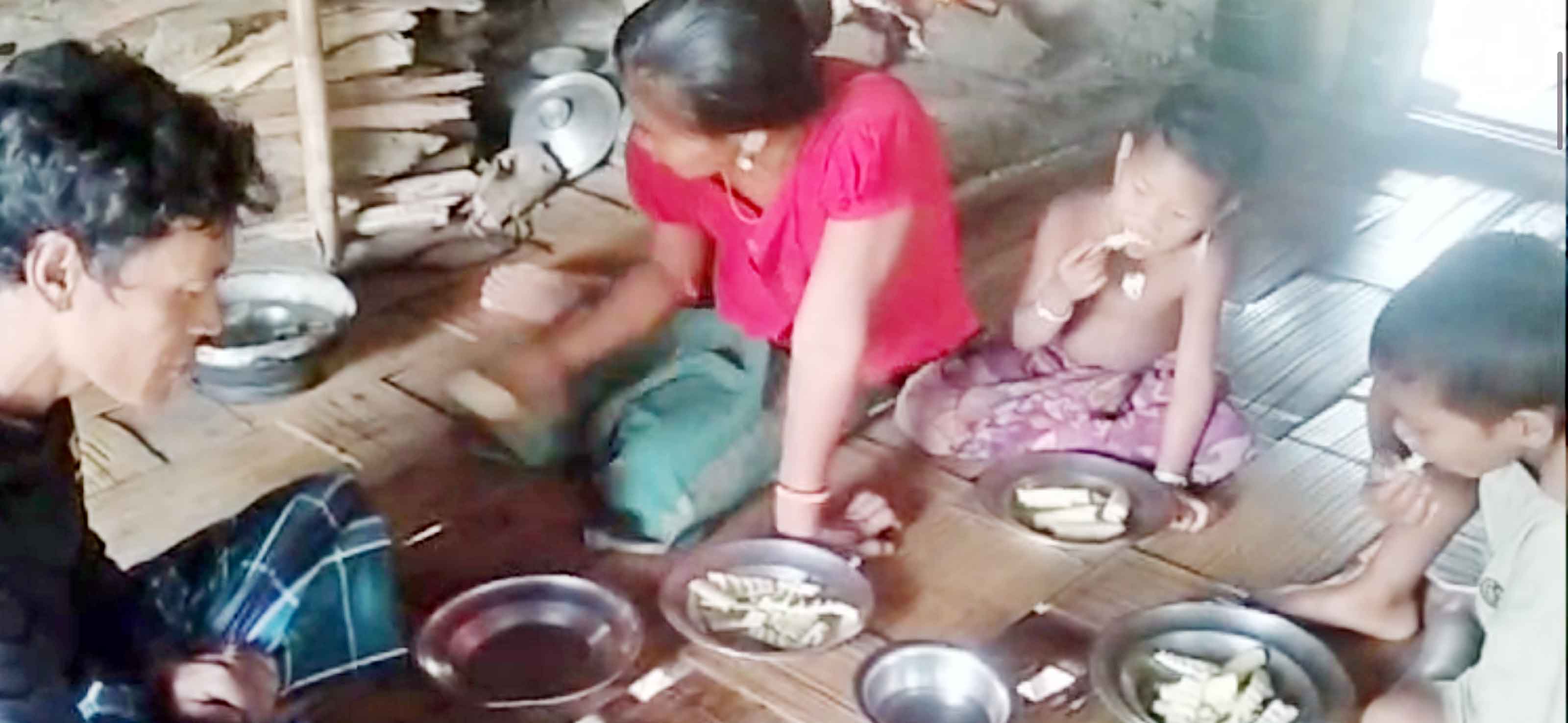 থানচির মিয়ানমার সীমান্তবর্তী দুর্গম এলাকায় তীব্র খাদ্য সংকট