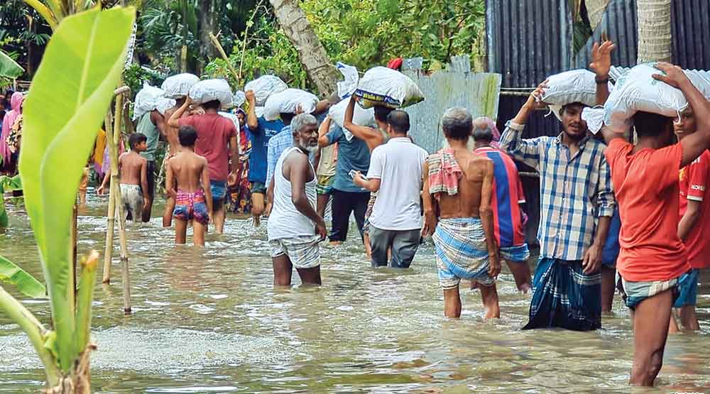 বন্যার্ত এলাকায় স্থবির অর্থনীতি