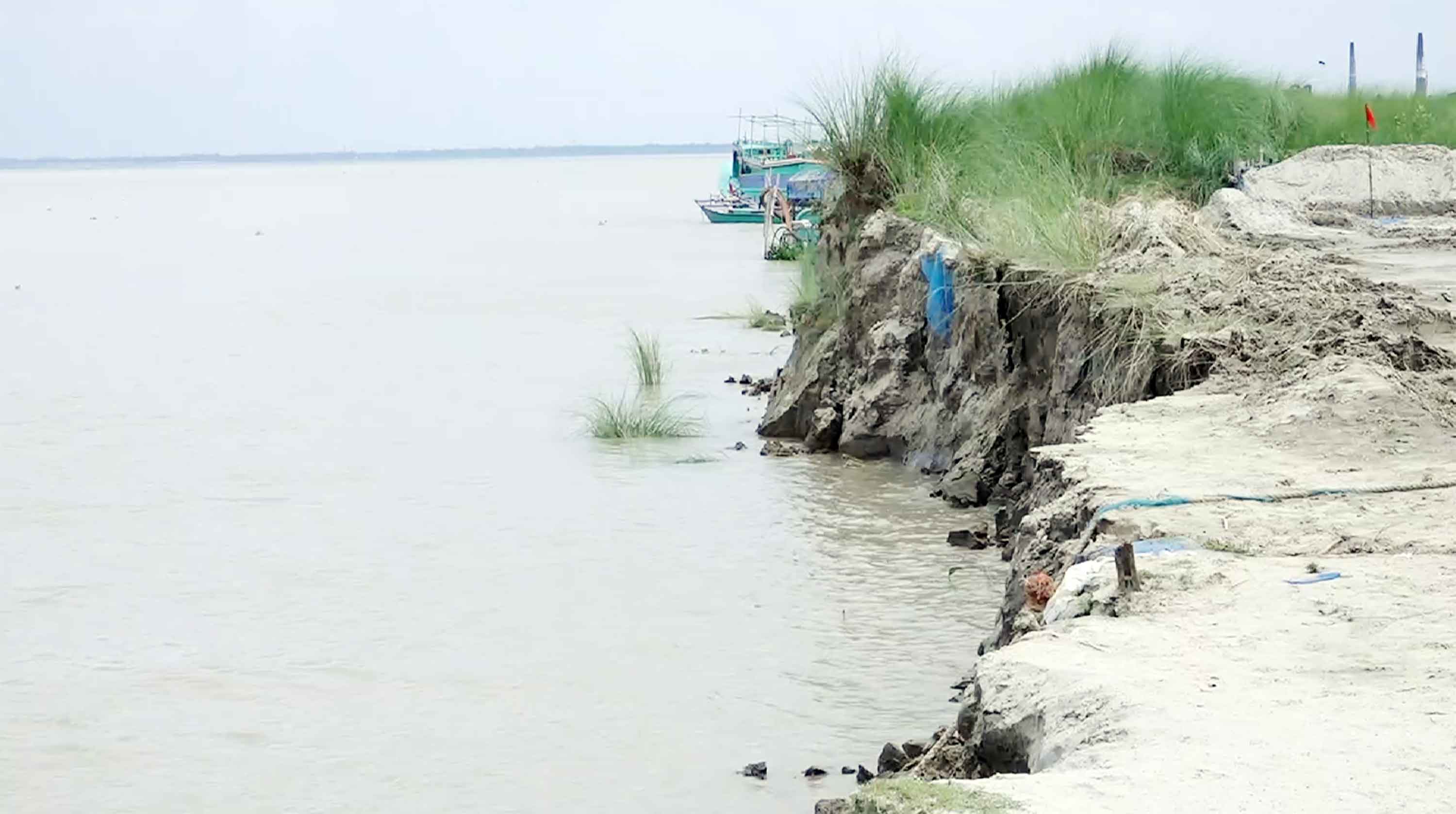 কুষ্টিয়ায় পদ্মায় বিলীন কয়েকশ' বিঘা ফসলিজমি ও বসতঘর হুমকির মুখে শিক্ষা প্রতিষ্ঠান