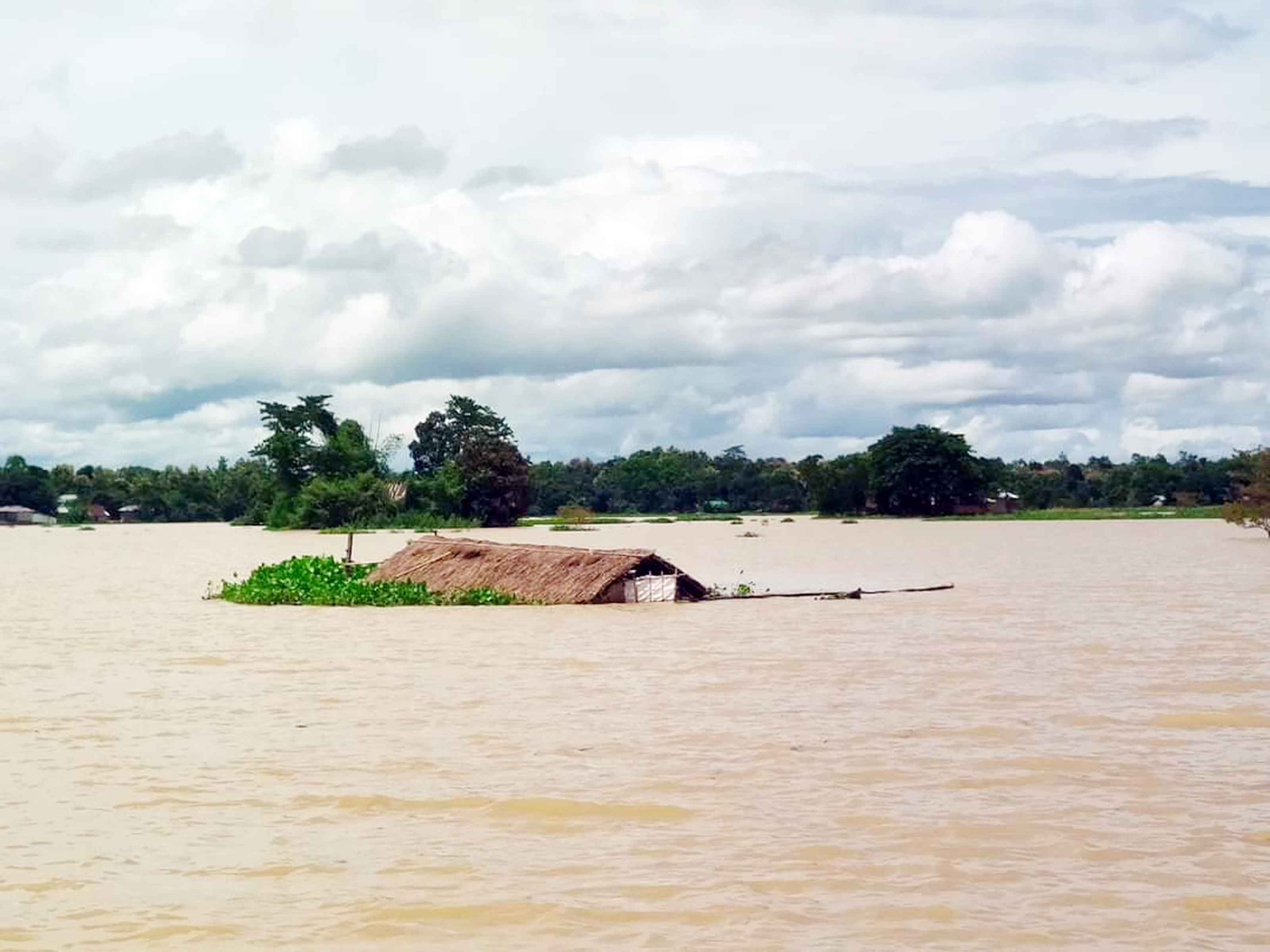 দ্বিতীয় দফায় লংগদুর নিম্নাঞ্চল পস্নাবিত!