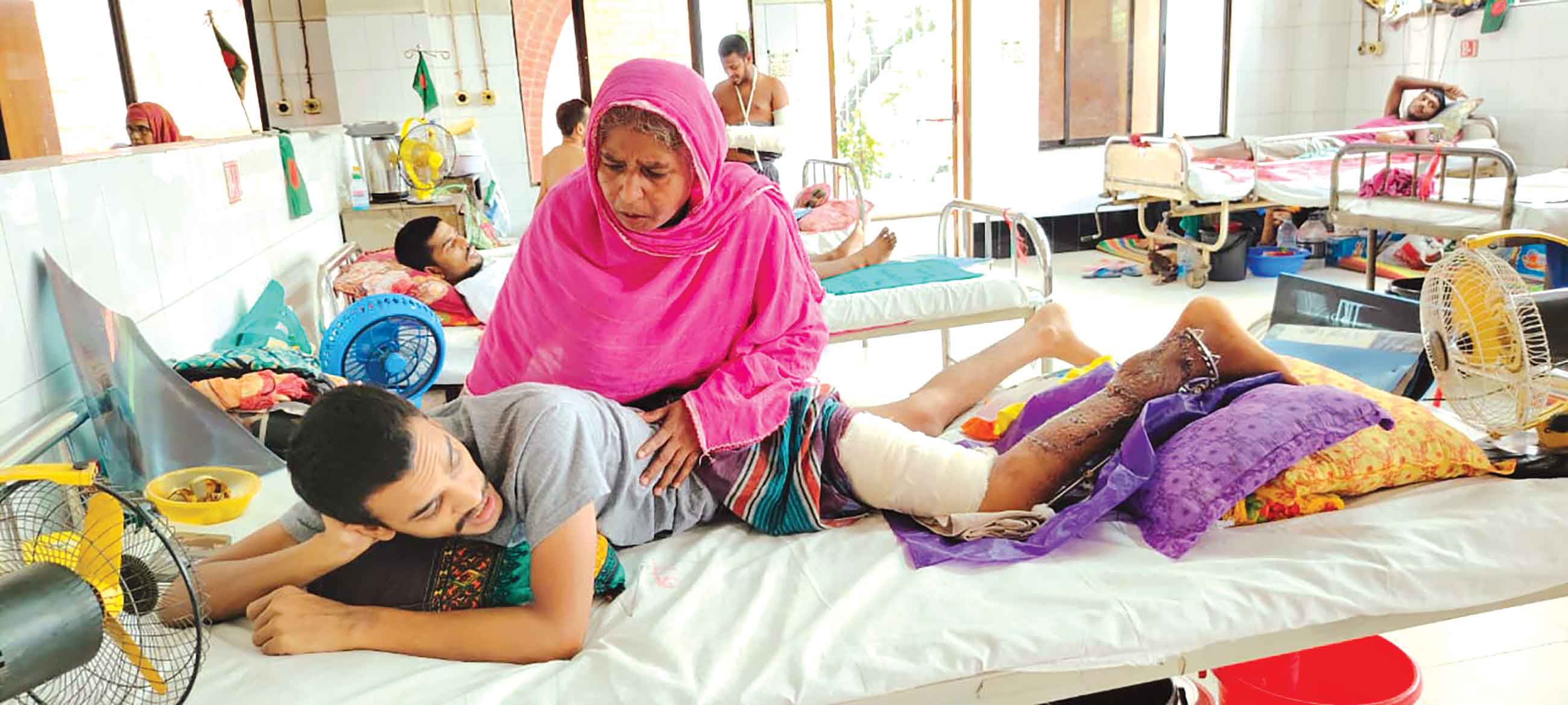 'মনের জোরে পা কাটতে দেইনি'