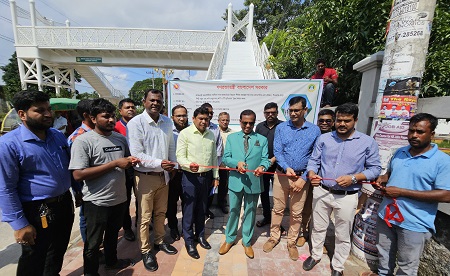 রাজশাহী নগরে ৬টি ফুটওভার ব্রিজ উদ্বোধন
