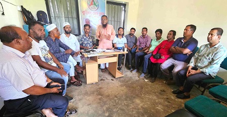 বুড়িচং প্রেসক্লাবের নবগঠিত কমিটির প্রথম সভা ও মতবিনিময় 