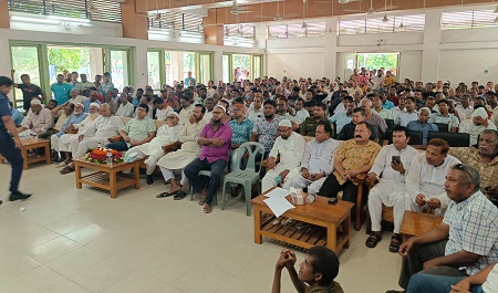 দূর্গাপূজা উদযাপন উপলক্ষ্যে খানসামায় প্রস্তুতিমূলক সভা 