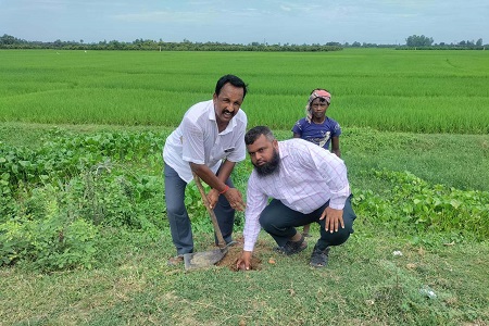  পোরশায় গৌতমের তালবীজ রোপন উদ্বোধন 