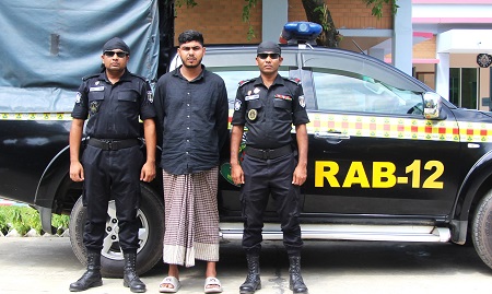 সলঙ্গায় চাঞ্চল্যকর হত্যা মামলার সাজাপ্রাপ্ত আসামি গ্রেপ্তার
