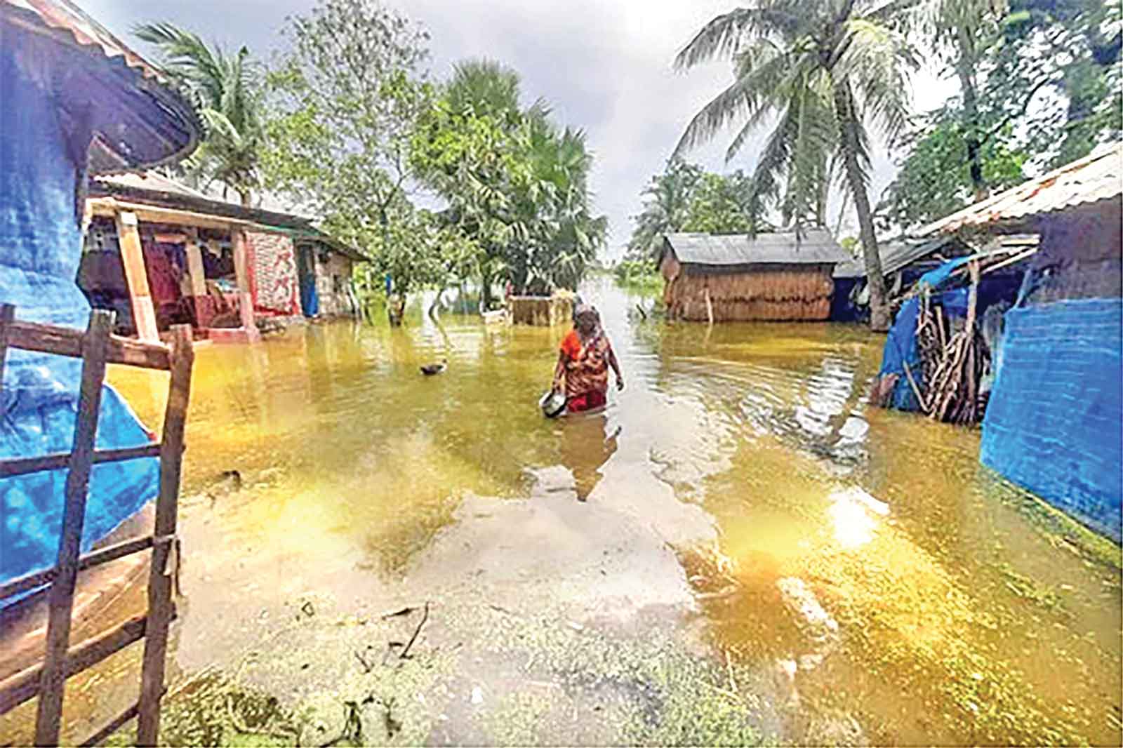 নদ-নদীর পানি ফের বাড়ছে পস্নাবিত হতে পারে নিম্নাঞ্চল