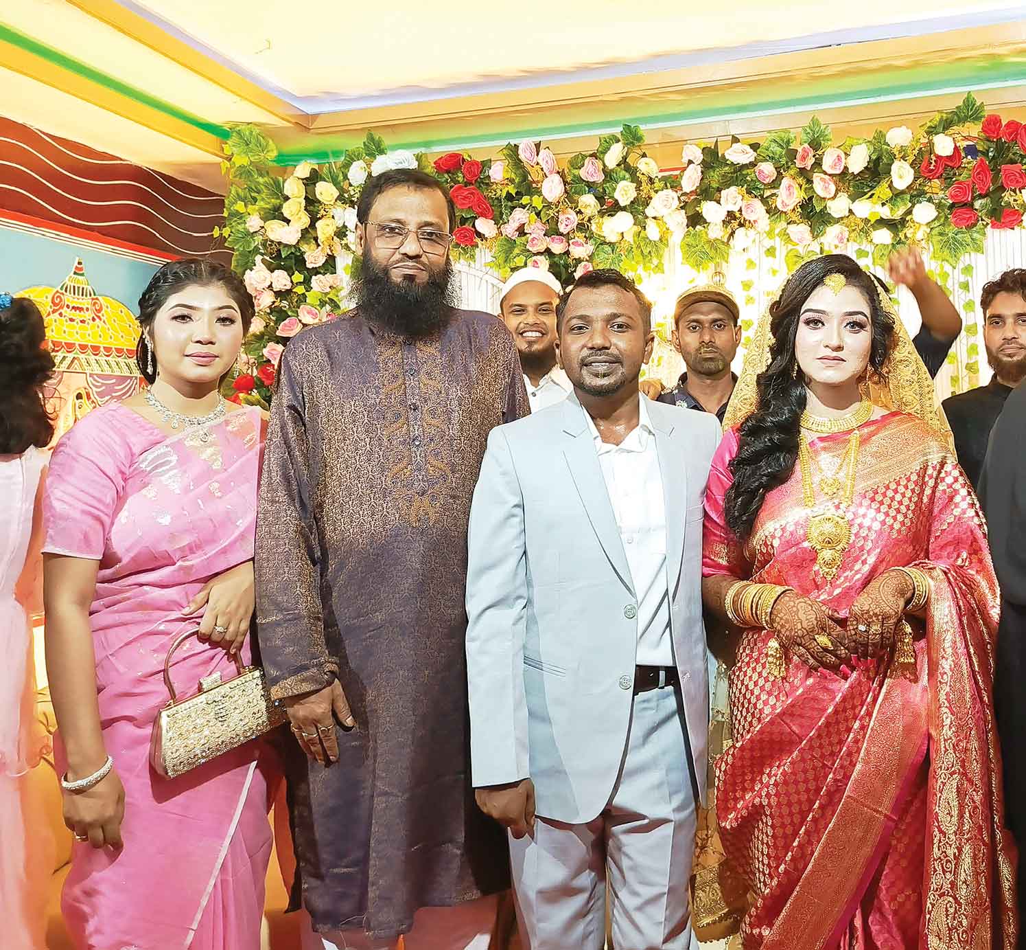 গাজীপুরের বন্ধুদ্বয়ের বিবাহ-উত্তর সংবর্ধনা